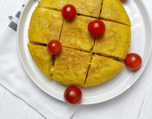 Tortitas de Papa con Tomates al Horno tortilla