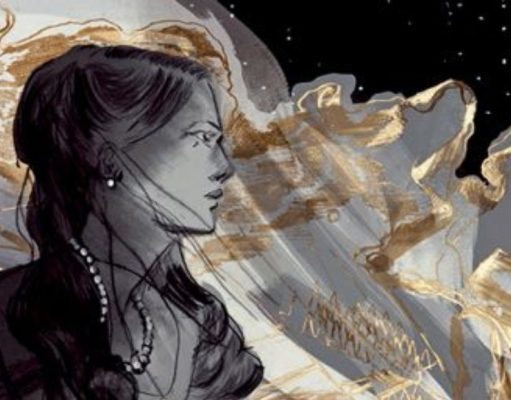 El mantel dorado y marfil