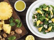 Ensalada de ananá y queso cottage