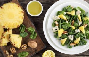 Ensalada de ananá y queso cottage Sabor de Casa