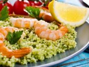 Ensalada de cuscús y camarón