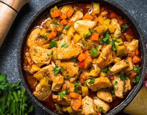 Estofado marroquí de pollo