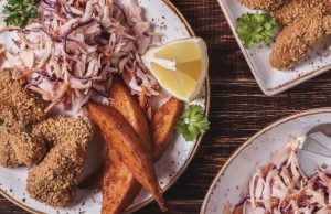 Nuggets de pollo y ensalada coleslaw Revista Selecciones