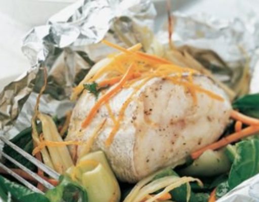 Pescado en papillote