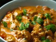 Pollo y vegetales al curry