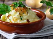 Puré Irlandés de papa con repollo y puerro