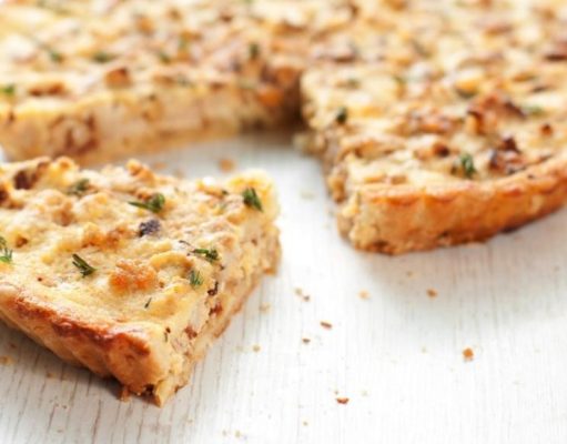 Tarta de coliflor light