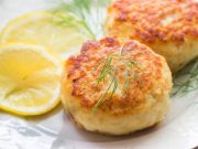 Tortitas de pescado con pesto