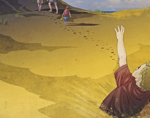 Tragado por la arena