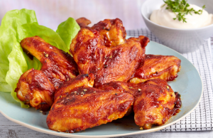 Alitas de pollo con dip de yogur fáciles de preparar Sabor de Casa