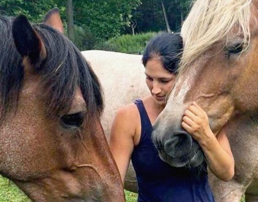 Encontraron la paz por medio de caballos, amor y paciencia
