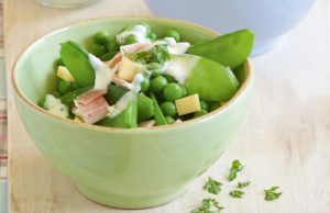 Fácil receta de ensalada de dos legumbres Sabor de Casa