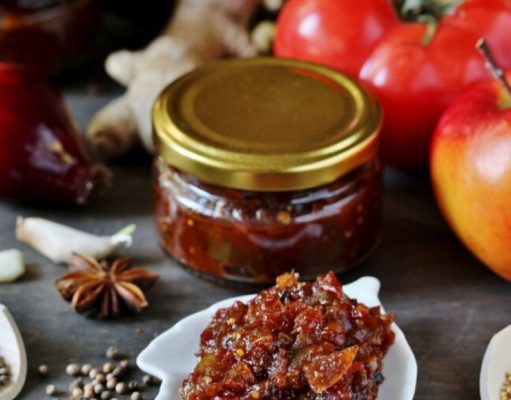 Receta de Chutney de manzana