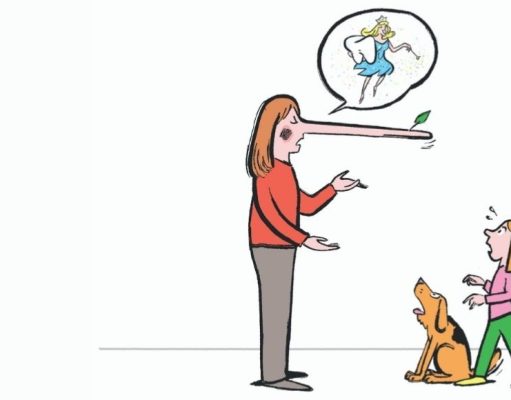 Humor: pequeñas «mentiras» que dicen los padres