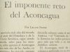 Junio de 1964: Aconcagua, ascensos mortales Revista Selecciones