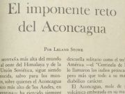Junio de 1964: Aconcagua, ascensos mortales