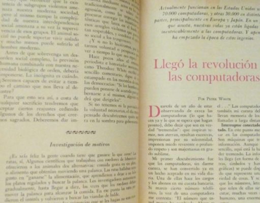 Noviembre 1980: ¿A dónde nos llevan las computadoras?