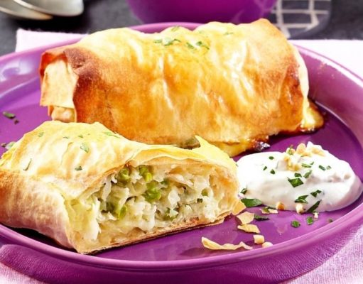Receta de Mini strudel de vegetales