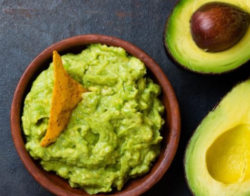 Receta express de guacamole