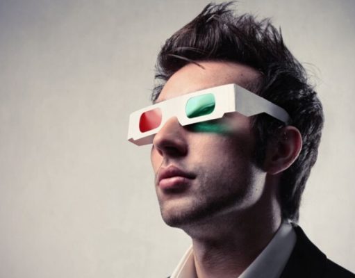 ¿Cómo funcionan las películas y los anteojos 3-D?