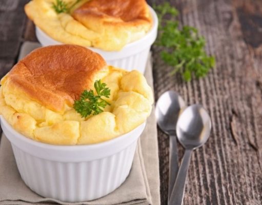 ¡Riquísimo! Soufflé de queso en potecitos individuales