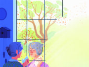 Alergias estacionales: olfatear el otoño Persona con alergia