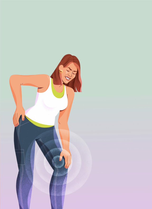 Mujer con dolor