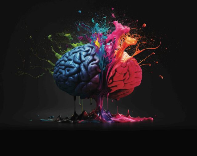 Creative,Art,Brain,Explodes,With,Paints,With,Splashes,On,A Cerebro hábitos