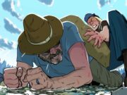 Atrapado bajo una roca de 300 kilos